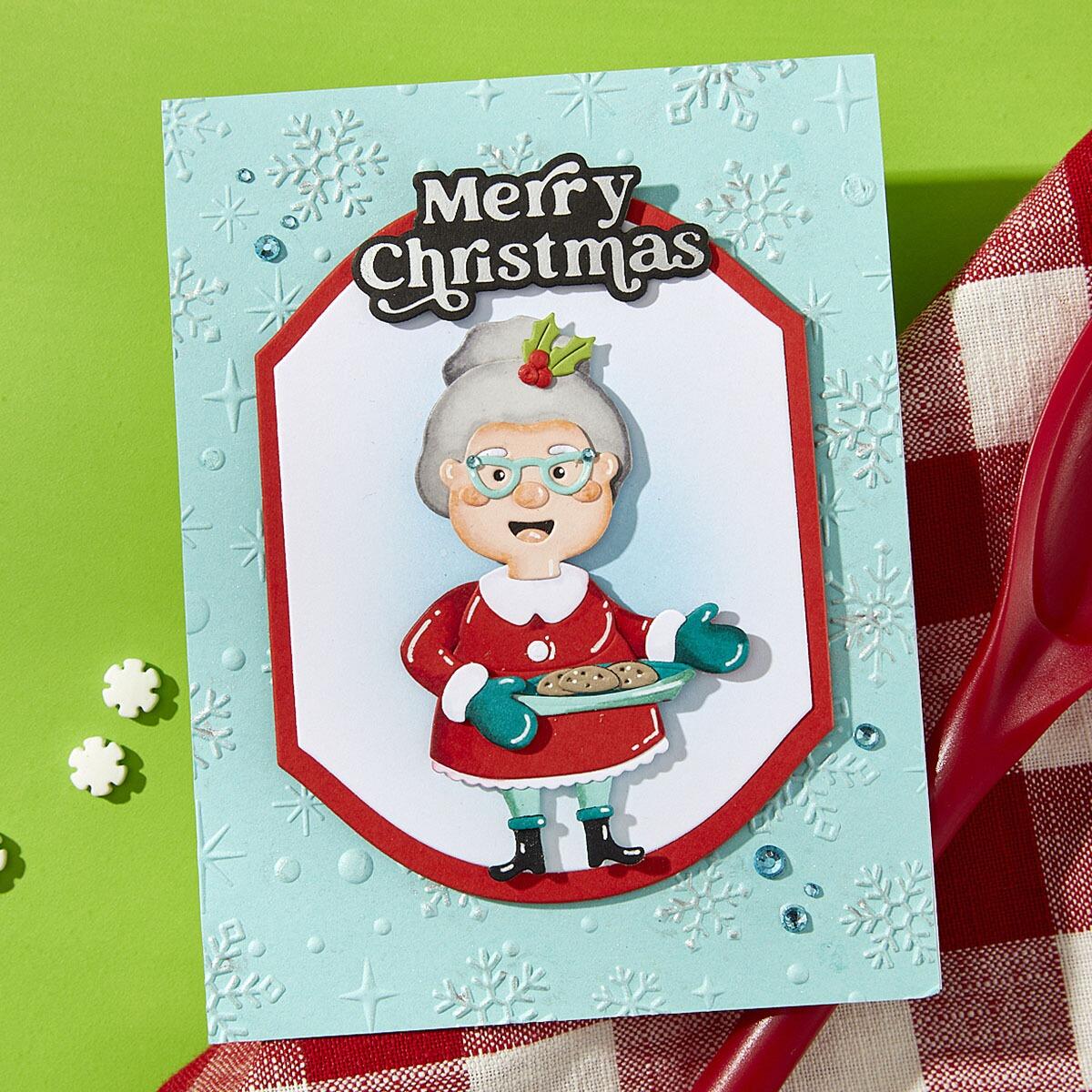 Spellbinders The Clauses Etched Dies from the North Pole Friends Collection by Simon Hurley