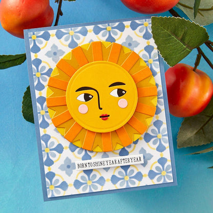 Second Finished Project Spellbinders Under the Sun Etched Dies from the La Dolce Vita Collection