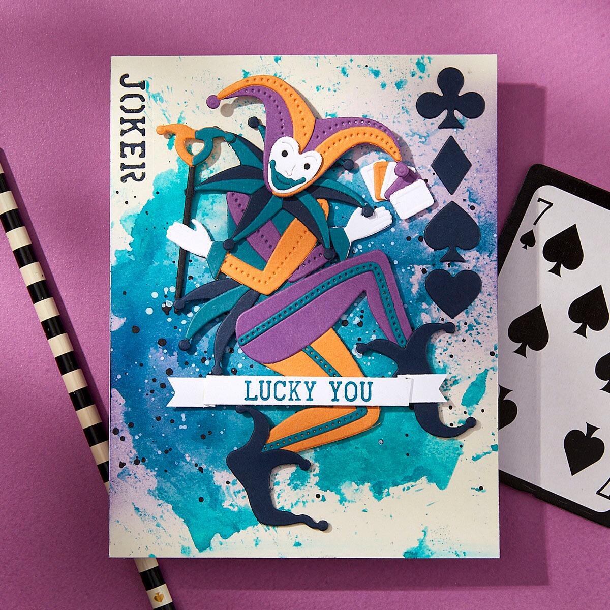 Spellbinders Wild Joker Etched Dies from the Wild Joker by Jaycee Gaspar
