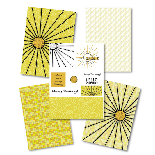 Della By Design Sunshine Quilt Patterned Papers