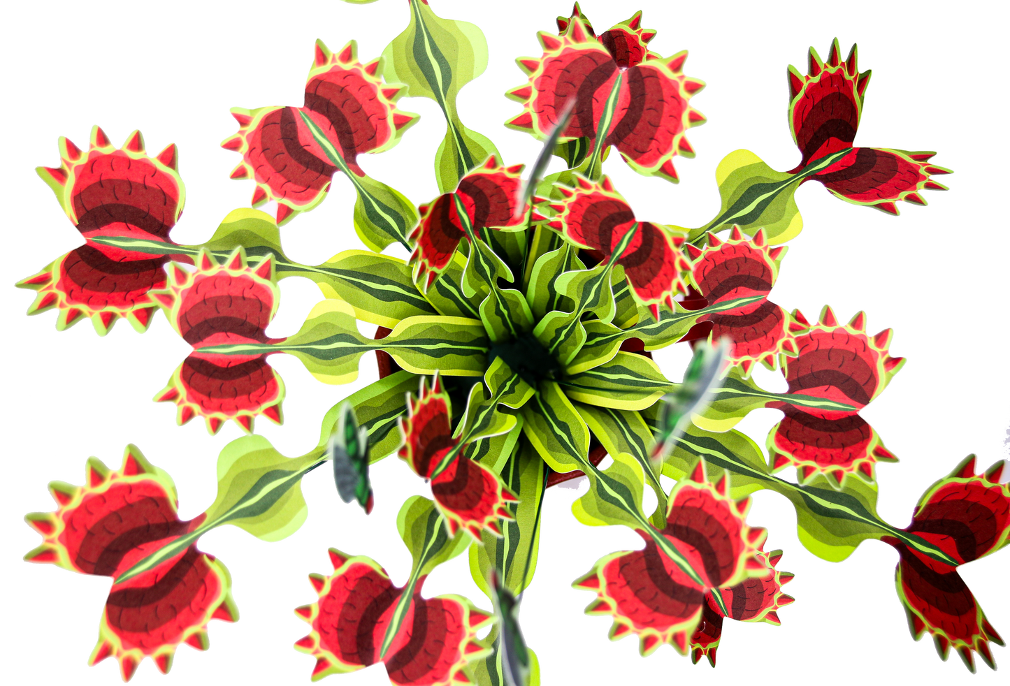Venus Fly Trap Papercraft Plant Kit