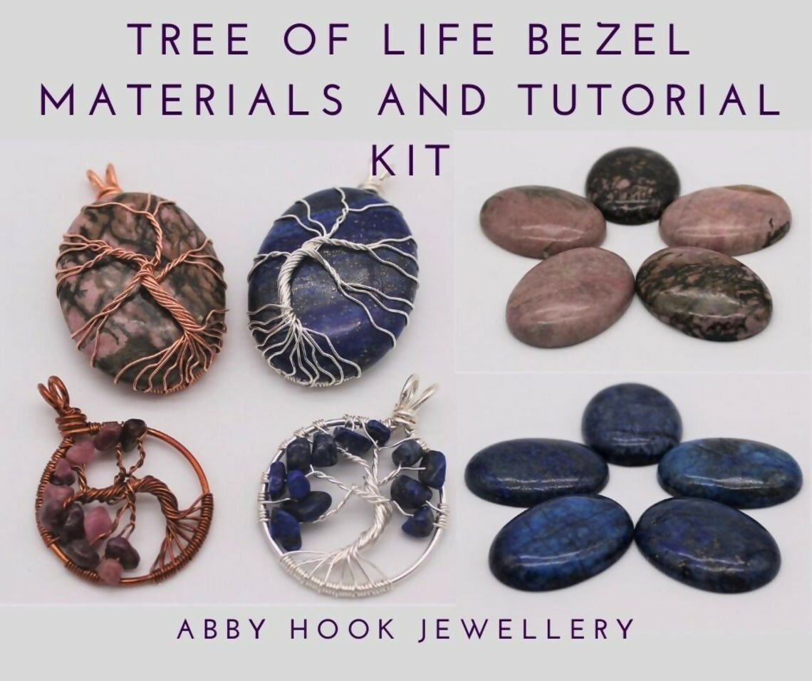 Tree of Life Materials and Tutorial Kit - Wire Jewellery Pendant Kit