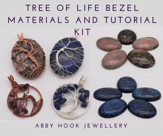 Tree of Life Materials and Tutorial Kit - Wire Jewellery Pendant Kit