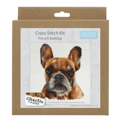 Trimits Bulldog Large Cross Stitch Kit
