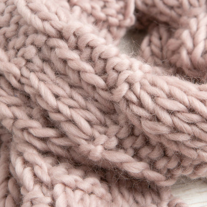 Close-up of pink knitted fabric