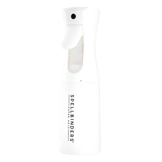 A pack of two Spellbinders Mighty Mister Spray Bottles with fine-mist nozzles.