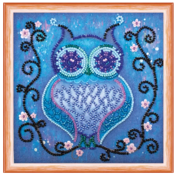 Abris Art. Blue Owl Beading Kit - CraftSource Market: Craft Supplies & Kits Beading Kit