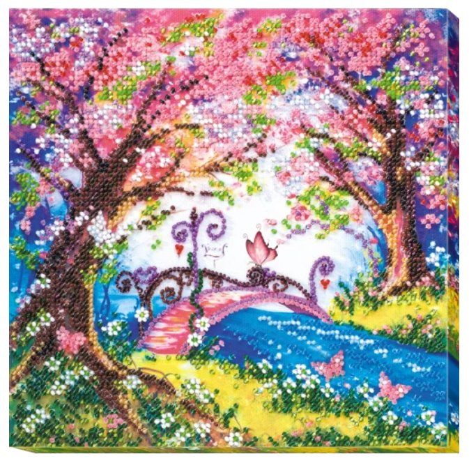 Abris Art. Bridge into the Spring Beading Kit - CraftSource Market: Craft Supplies & Kits Beading Kit