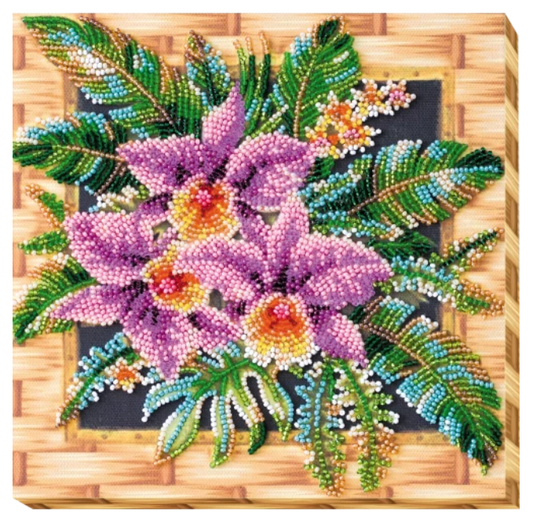 Abris Art. Cattleya Beading Kit - CraftSource Market: Craft Supplies & Kits Beading Kit