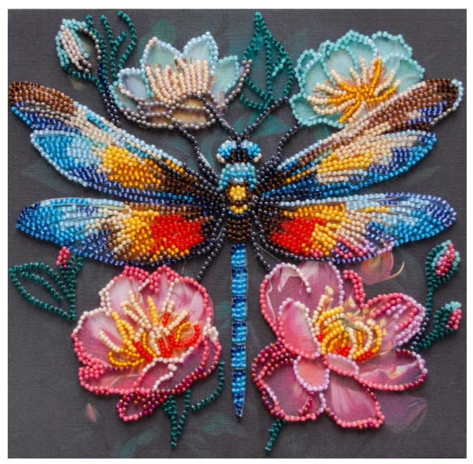 Abris Art. Flickering Wings Beading Kit - CraftSource Market: Craft Supplies & Kits Beading Kit