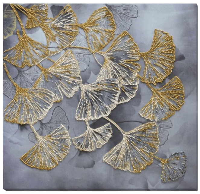 Abris Art. Ginkgo Biloba Beading Kit - CraftSource Market: Craft Supplies & Kits Beading Kit
