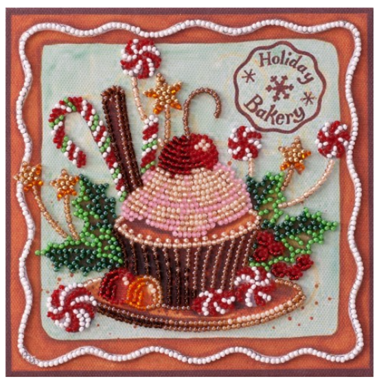 Abris Art. Holiday sweets Beading Kit - CraftSource Market: Craft Supplies & Kits Beading Kit