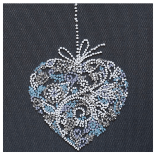 Abris Art. Lace heart Beading Kit - CraftSource Market: Craft Supplies & Kits Beading Kit
