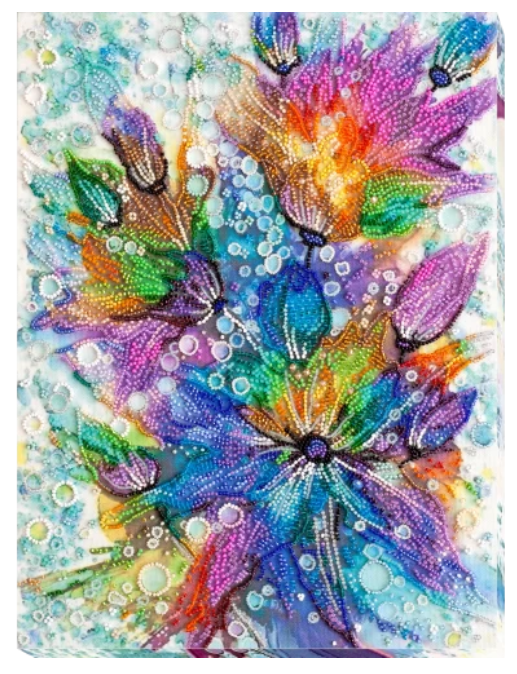 Abris Art. Rainbow Heart Beading Kit - CraftSource Market: Craft Supplies & Kits Beading Kit
