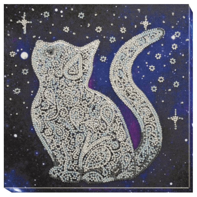 Abris Art. Star Cat Beading Kit - CraftSource Market: Craft Supplies & Kits Beading Kit