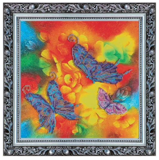 Abris Art Summer Beaded Embroidery Kit - CraftSource Market: Craft Supplies & Kits Beading Kit