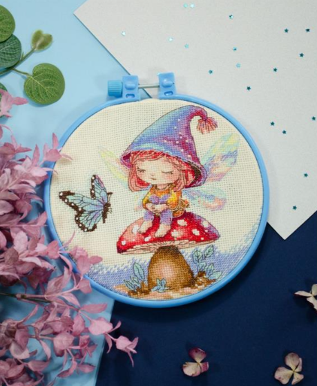 Abris Art. Tiny Sorceress Cross Stitch Kit - CraftSource Market: Craft Supplies & Kits Cross Stitch
