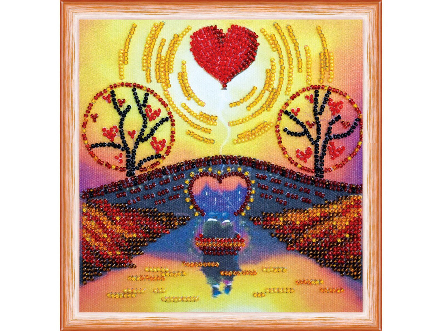 Abris Art Unforgettable Evening Beaded Embroidery Kit - CraftSource Market: Craft Supplies & Kits Beading Kit