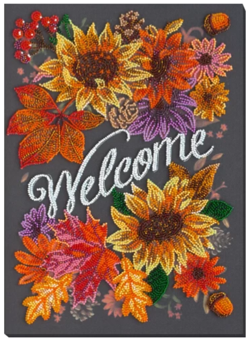 Abris Art. Welcoming Autumn Beading Kit - CraftSource Market: Craft Supplies & Kits Beading Kit