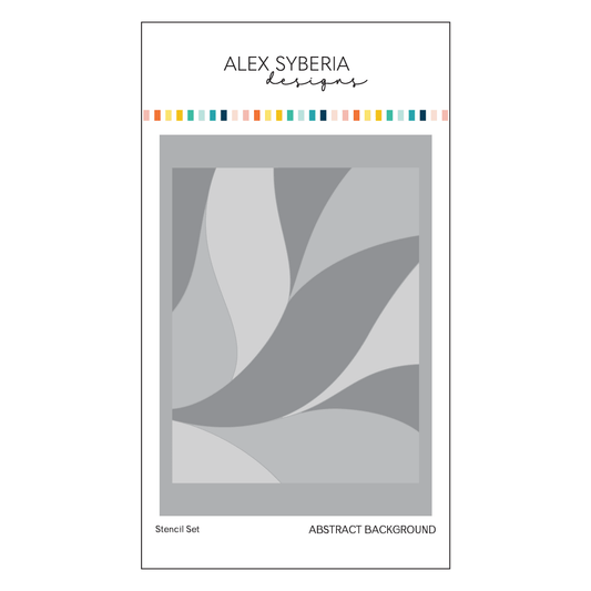 Alex Syberia Designs Abstract Background Stencil Set - CraftSource Market: Craft Supplies & Kits Papercraft > Stencils