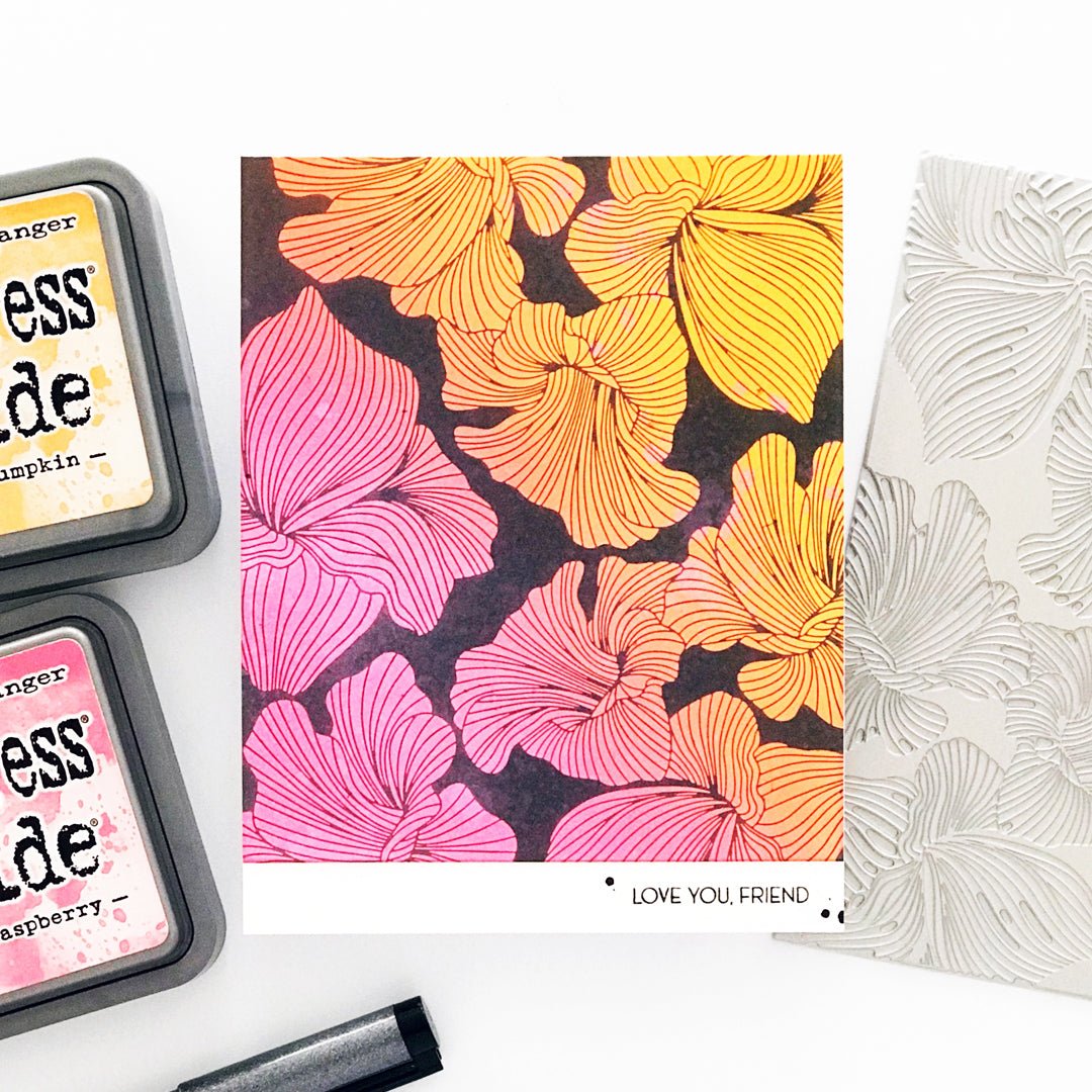Alex Syberia Designs Abstract Floral Background Press Plate - CraftSource Market: Craft Supplies & Kits Betterpress