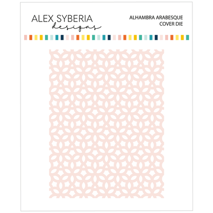 Alex Syberia Designs Alhambra Arabesque Cover Die - CraftSource Market: Craft Supplies & Kits Papercraft > Dies > Metal Cutting Dies