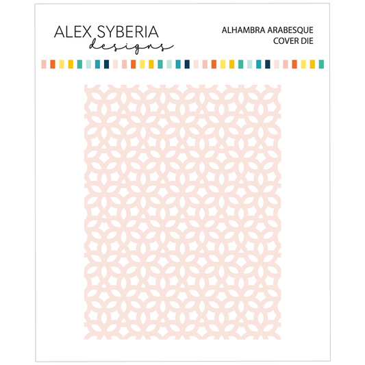 Alex Syberia Designs Alhambra Arabesque Cover Die - CraftSource Market: Craft Supplies & Kits Papercraft > Dies > Metal Cutting Dies