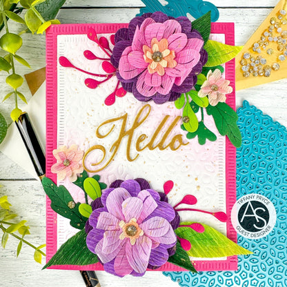 Alex Syberia Designs Alhambra Arabesque Cover Die - CraftSource Market: Craft Supplies & Kits Papercraft > Dies > Metal Cutting Dies