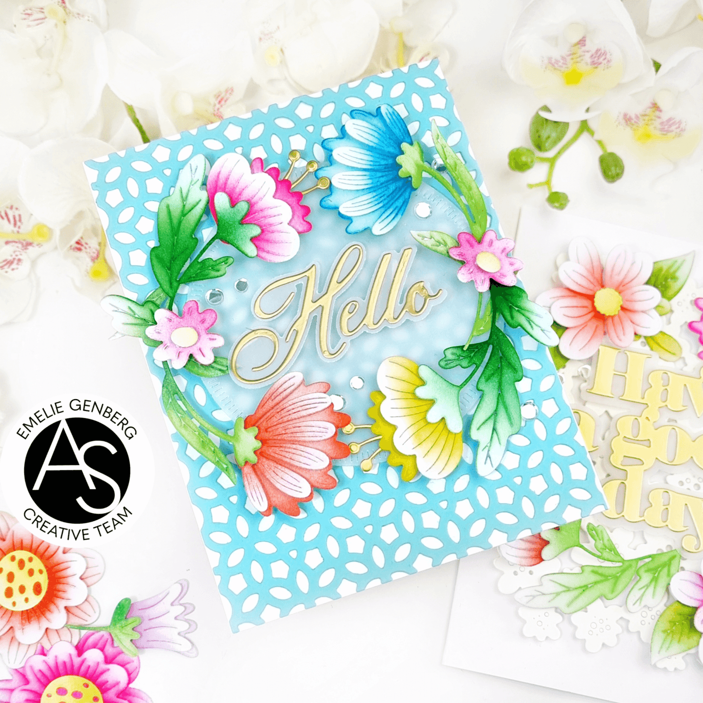 Alex Syberia Designs Andalusia Wildflowers Die Set - CraftSource Market: Craft Supplies & Kits Papercraft > Dies > Metal Cutting Dies