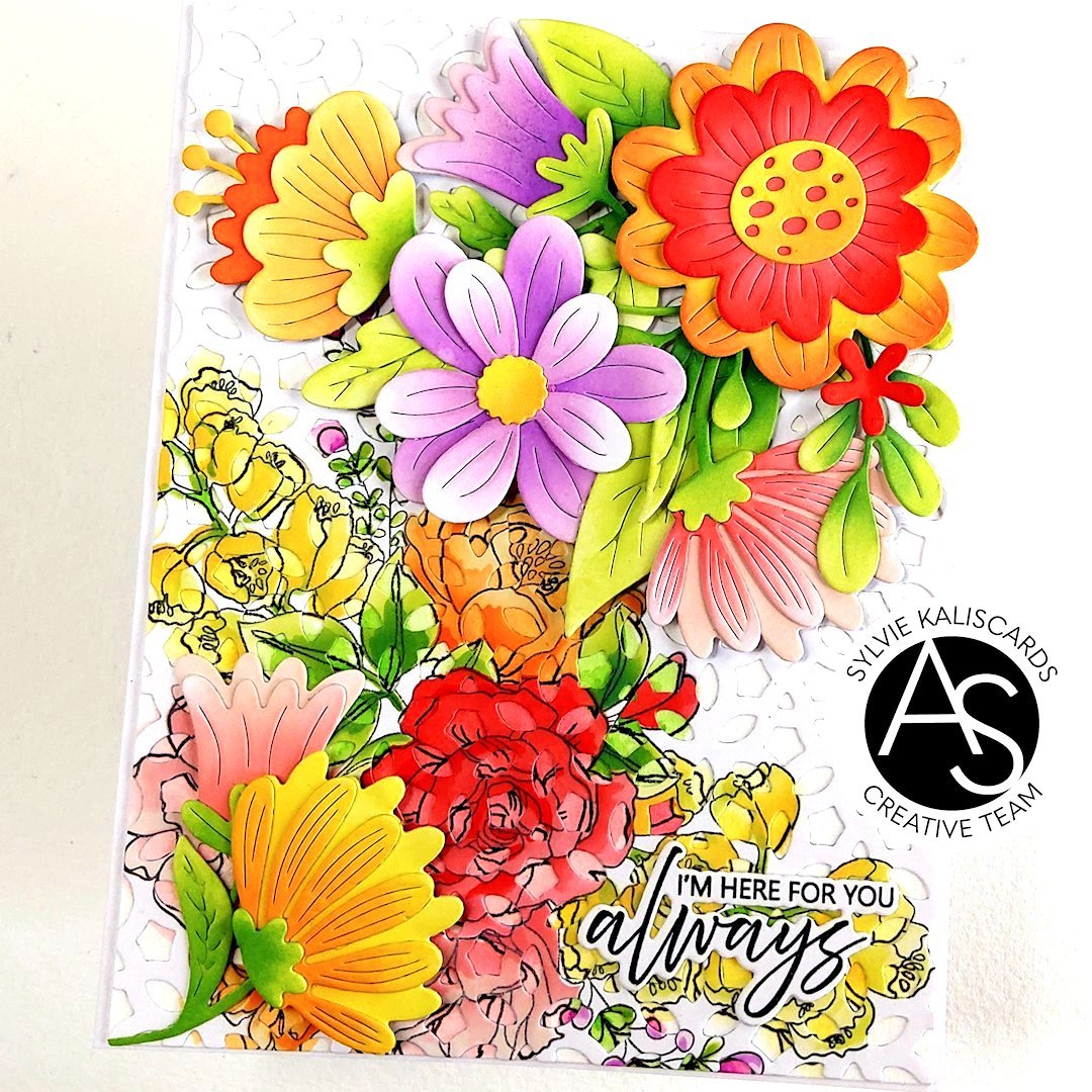 Alex Syberia Designs Andalusia Wildflowers Die Set - CraftSource Market: Craft Supplies & Kits Papercraft > Dies > Metal Cutting Dies