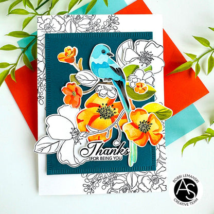 Alex Syberia Designs Avian Allure Die Set - CraftSource Market: Craft Supplies & Kits Papercraft > Dies > Metal Cutting Dies