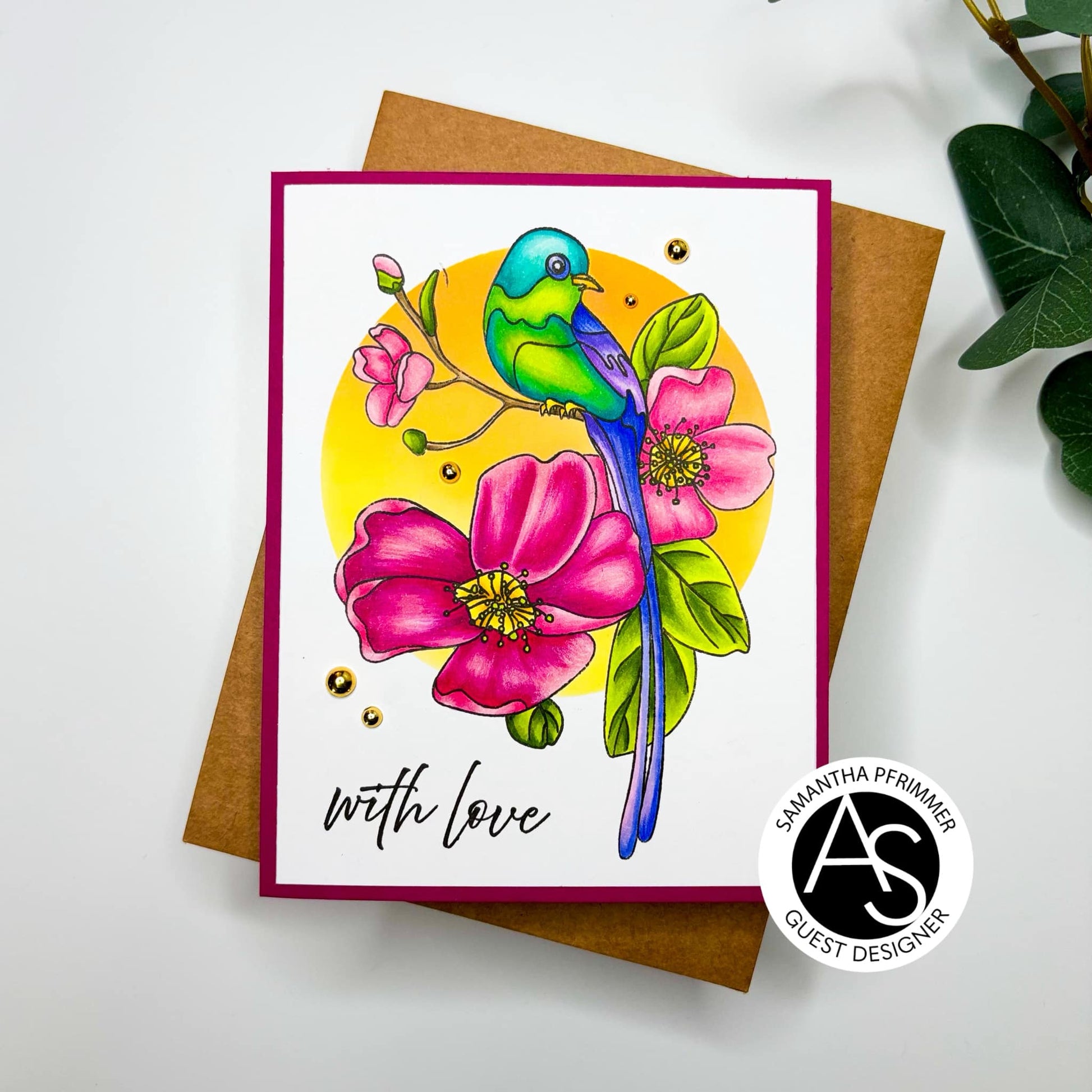 Alex Syberia Designs Avian Allure Stamp Set - CraftSource Market: Craft Supplies & Kits Papercraft > Stamps > Photopolymer Stamps