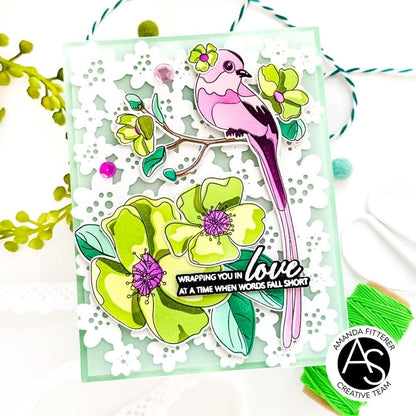 Alex Syberia Designs Avian Allure Stamp Set - CraftSource Market: Craft Supplies & Kits Papercraft > Stamps > Photopolymer Stamps