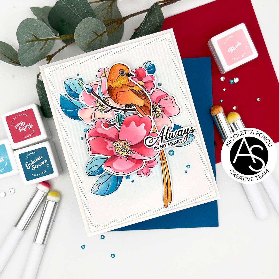 Alex Syberia Designs Avian Allure Stencil Set - CraftSource Market: Craft Supplies & Kits Papercraft > Stencils