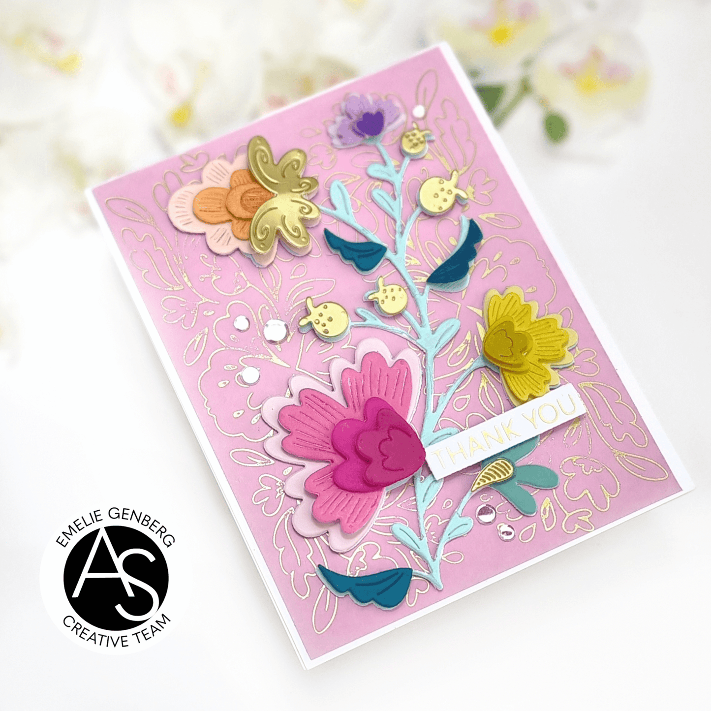 Alex Syberia Designs Beautiful Day Hot Foil Plate - CraftSource Market: Craft Supplies & Kits Foiling and Letterpress