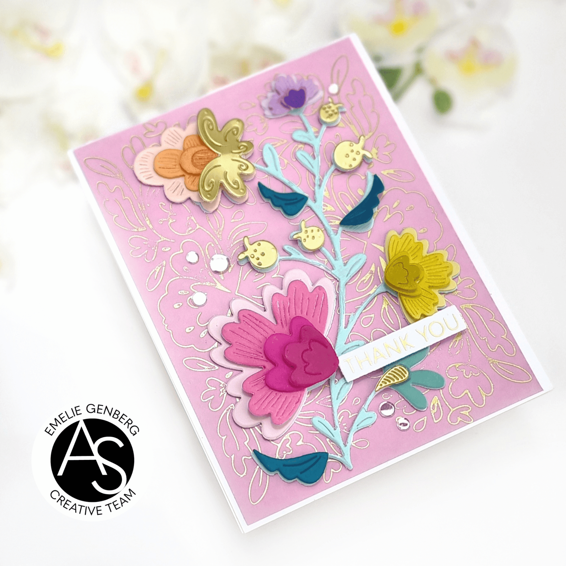 Alex Syberia Designs Beautiful Day Hot Foil Plate - CraftSource Market: Craft Supplies & Kits Foiling and Letterpress