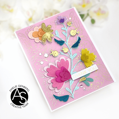 Alex Syberia Designs Beautiful Day Hot Foil Plate - CraftSource Market: Craft Supplies & Kits Foiling and Letterpress