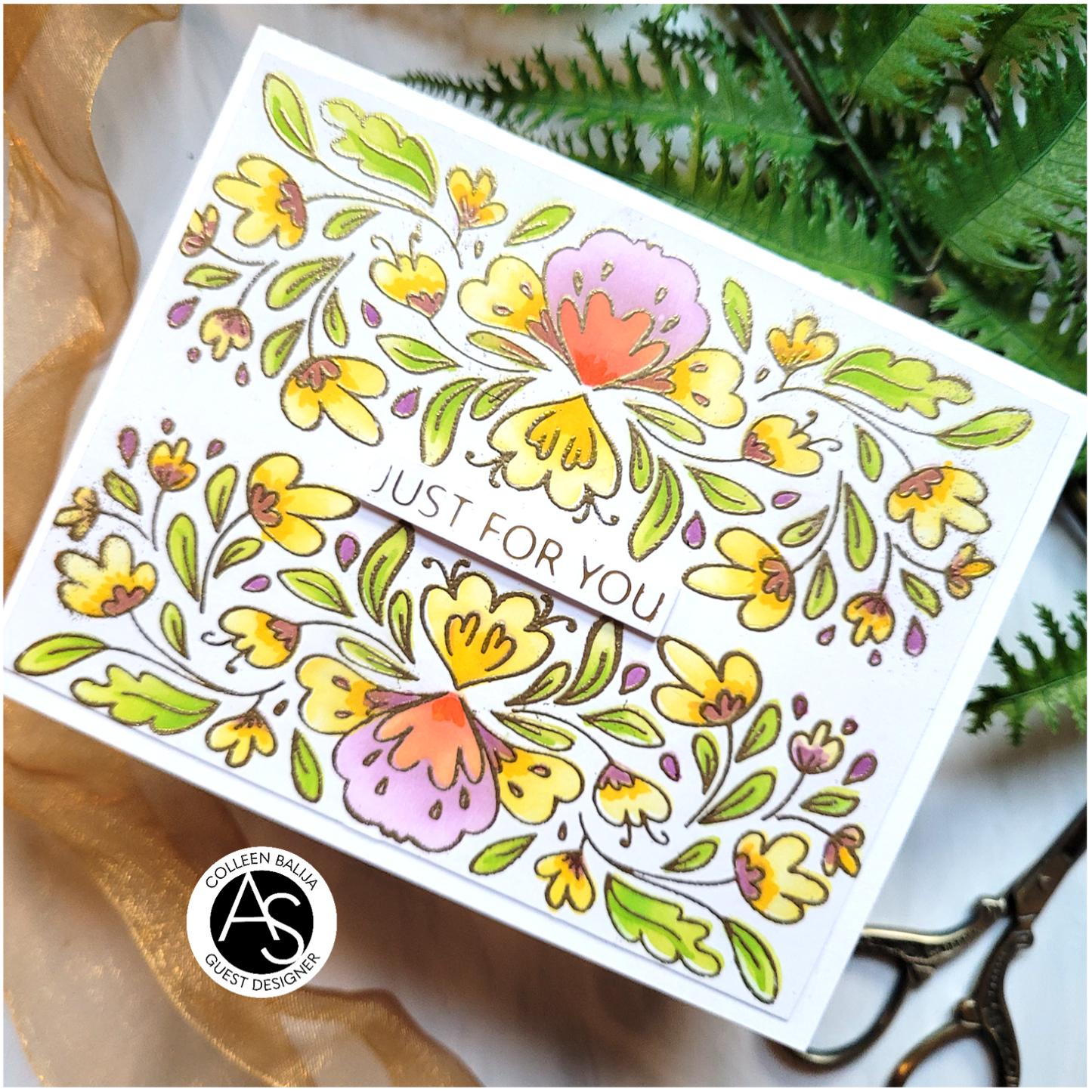 Alex Syberia Designs Beautiful Day Hot Foil Plate - CraftSource Market: Craft Supplies & Kits Foiling and Letterpress