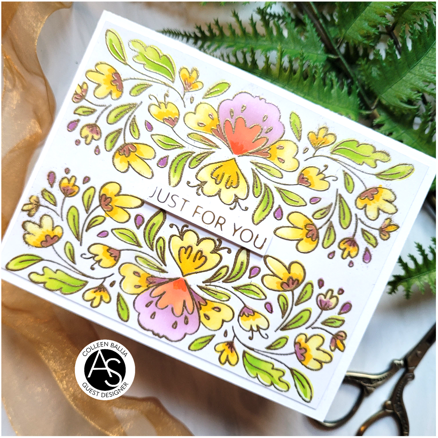 Alex Syberia Designs Beautiful Day Hot Foil Plate - CraftSource Market: Craft Supplies & Kits Foiling and Letterpress
