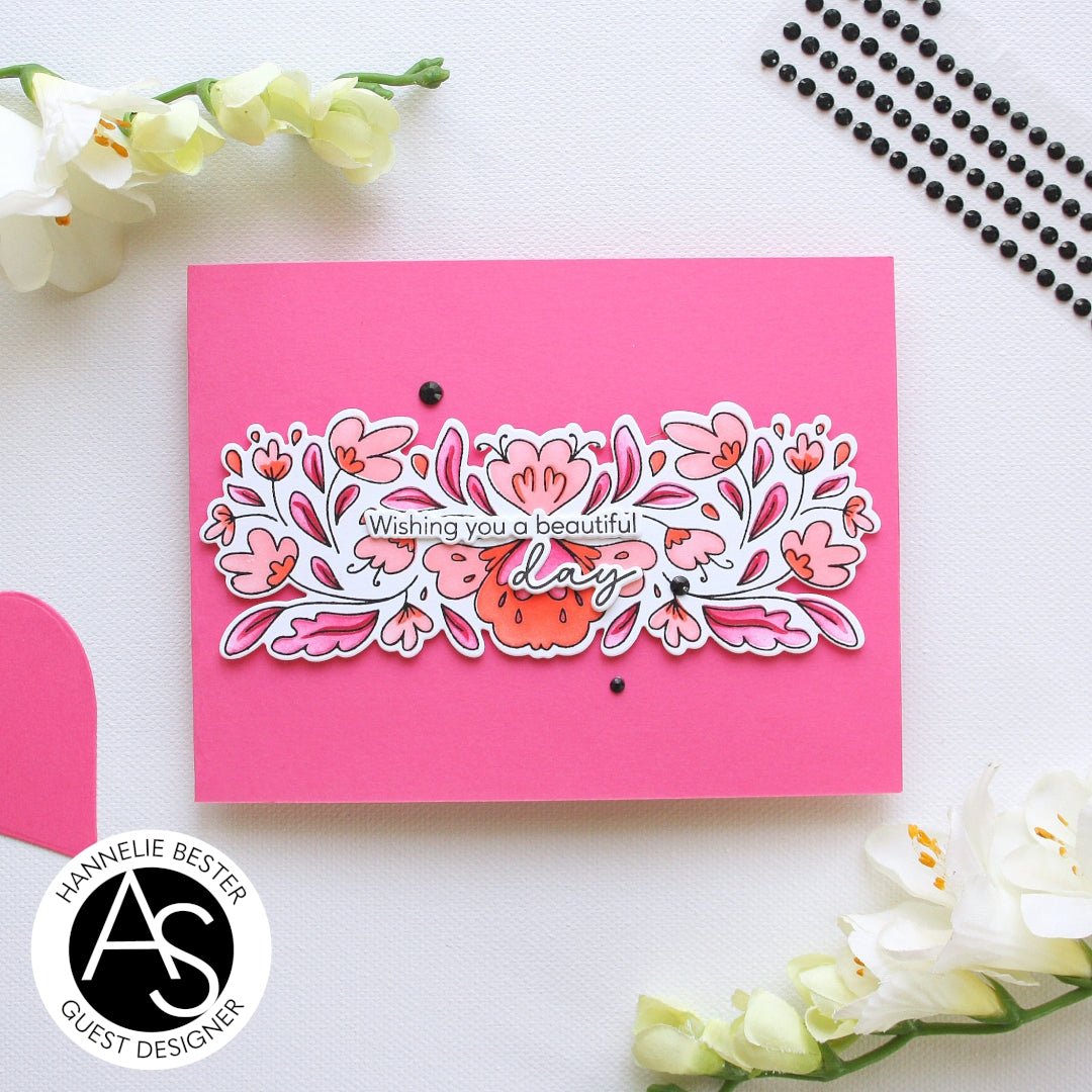 Alex Syberia Designs Beautiful Day Stamp Set - CraftSource Market: Craft Supplies & Kits Papercraft > Stamps > Photopolymer Stamps