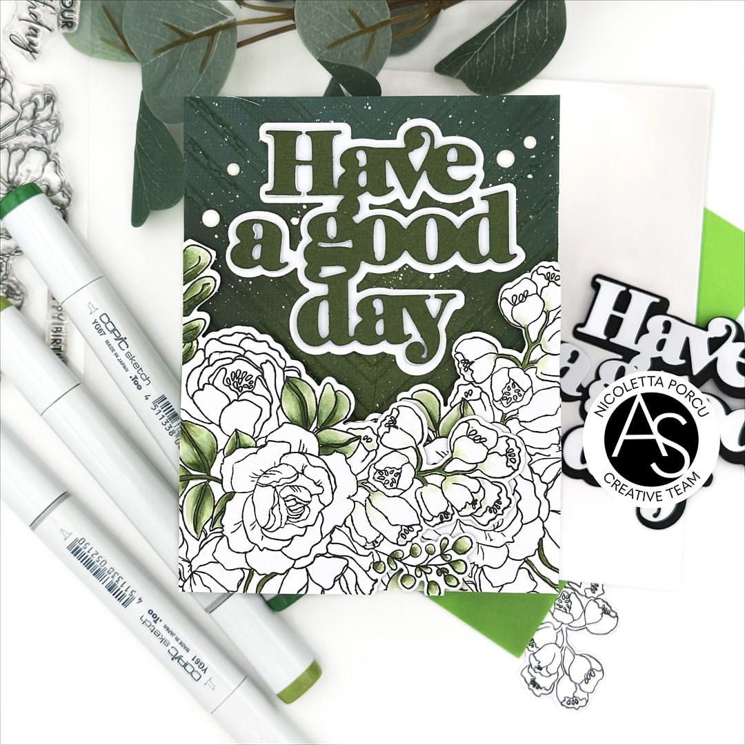 Alex Syberia Designs Birthday Bouquet Die Set - CraftSource Market: Craft Supplies & Kits Papercraft > Dies > Metal Cutting Dies