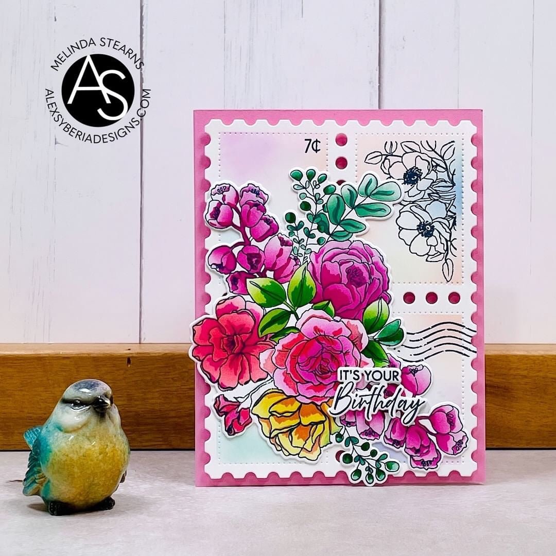 Alex Syberia Designs Birthday Bouquet Die Set - CraftSource Market: Craft Supplies & Kits Papercraft > Dies > Metal Cutting Dies
