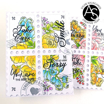 Alex Syberia Designs Birthday Bouquet Stamp Set - CraftSource Market: Craft Supplies & Kits Papercraft > Stamps > Photopolymer Stamps