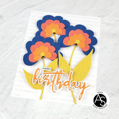 Alex Syberia Designs Birthday & Wish Die Set - CraftSource Market: Craft Supplies & Kits Papercraft > Dies > Metal Cutting Dies