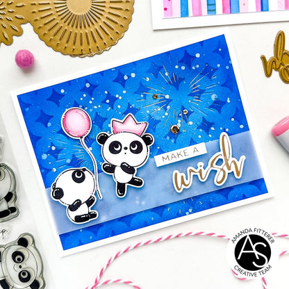 Alex Syberia Designs Birthday & Wish Hot Foil Plate Set - CraftSource Market: Craft Supplies & Kits Foiling and Letterpress