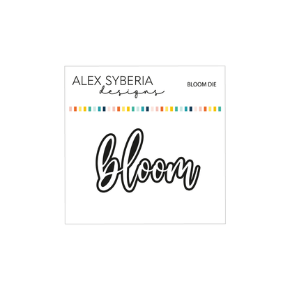 Alex Syberia Designs Bloom Die - CraftSource Market: Craft Supplies & Kits Papercraft > Dies > Metal Cutting Dies