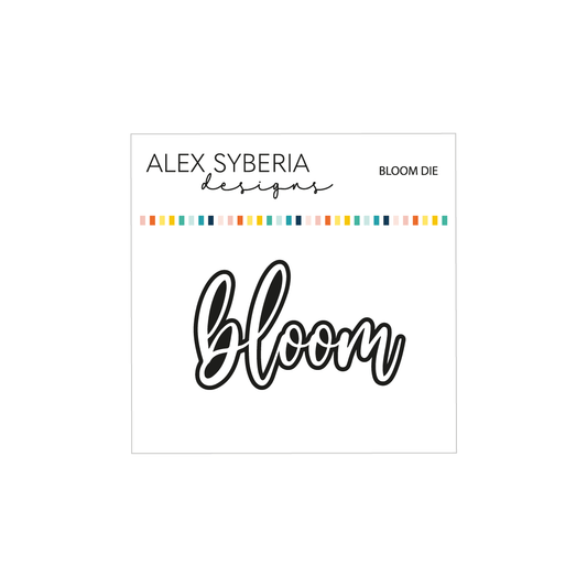 Alex Syberia Designs Bloom Die - CraftSource Market: Craft Supplies & Kits Papercraft > Dies > Metal Cutting Dies