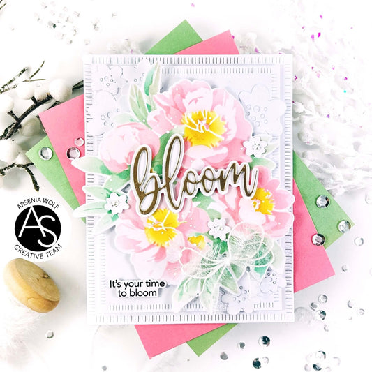 Alex Syberia Designs Bloom Die - CraftSource Market: Craft Supplies & Kits Papercraft > Dies > Metal Cutting Dies
