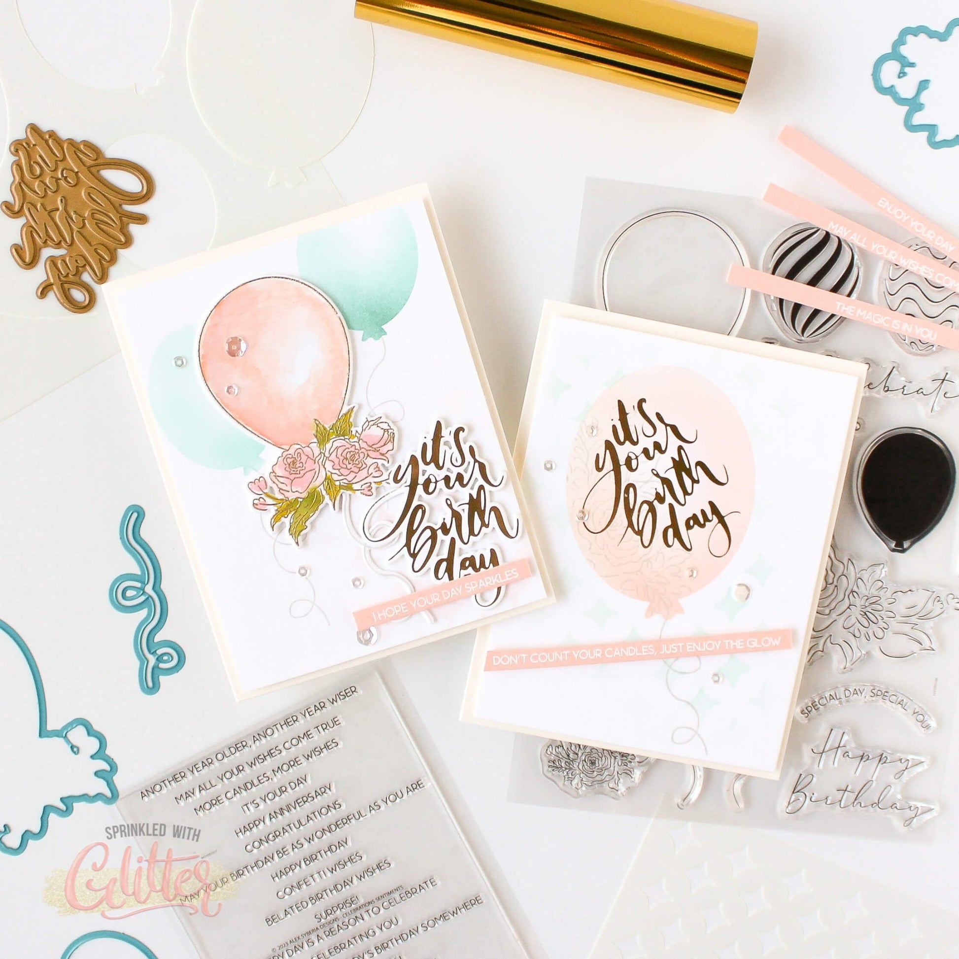 Alex Syberia Designs Bokeh Balloons Stencil & Mask Set - CraftSource Market: Craft Supplies & Kits Papercraft > Stencils