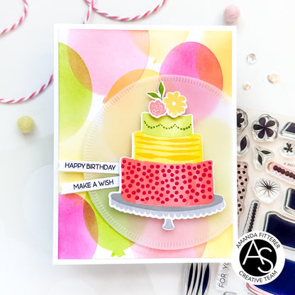Alex Syberia Designs Bokeh Balloons Stencil & Mask Set - CraftSource Market: Craft Supplies & Kits Papercraft > Stencils